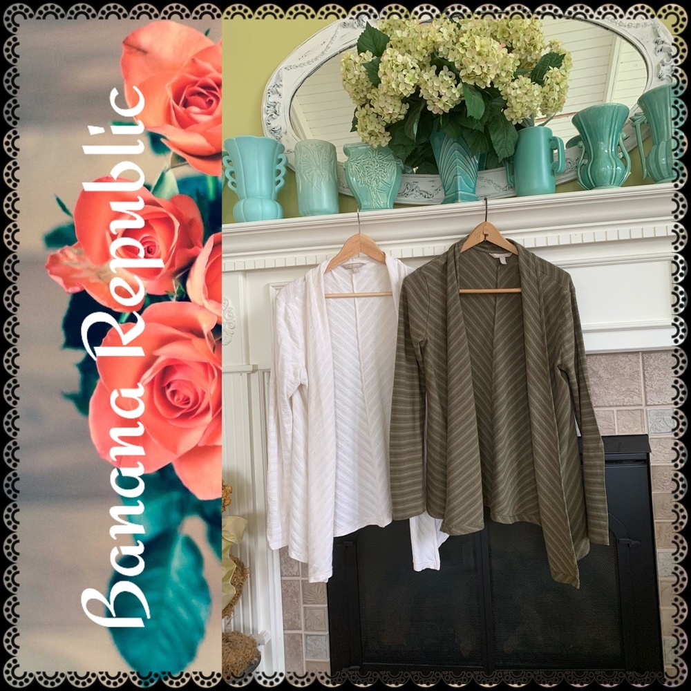 Banana Republic cardigans, size M